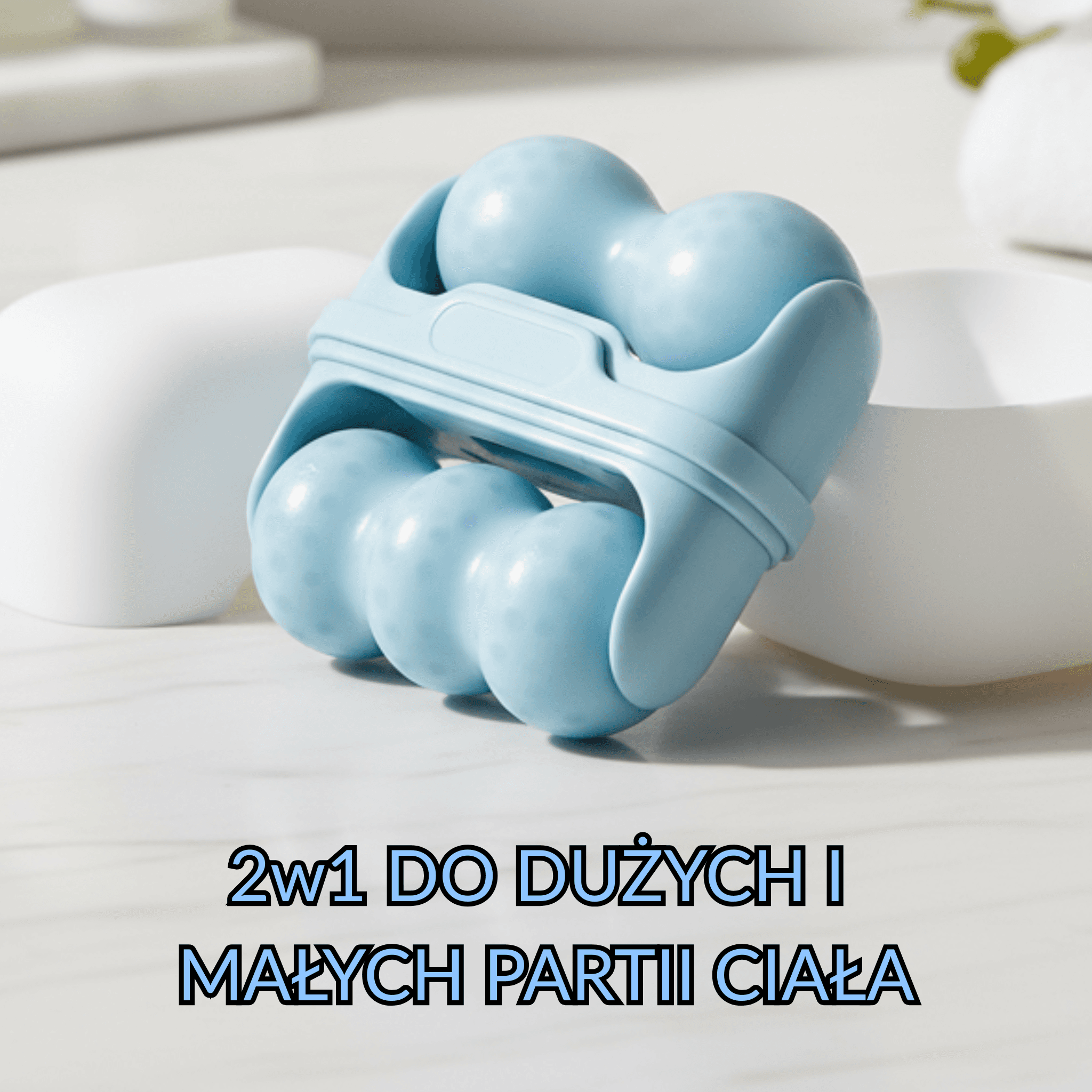 Roller chłodzący 2w1 - lifting i ulga dla spuchniętej twarzy