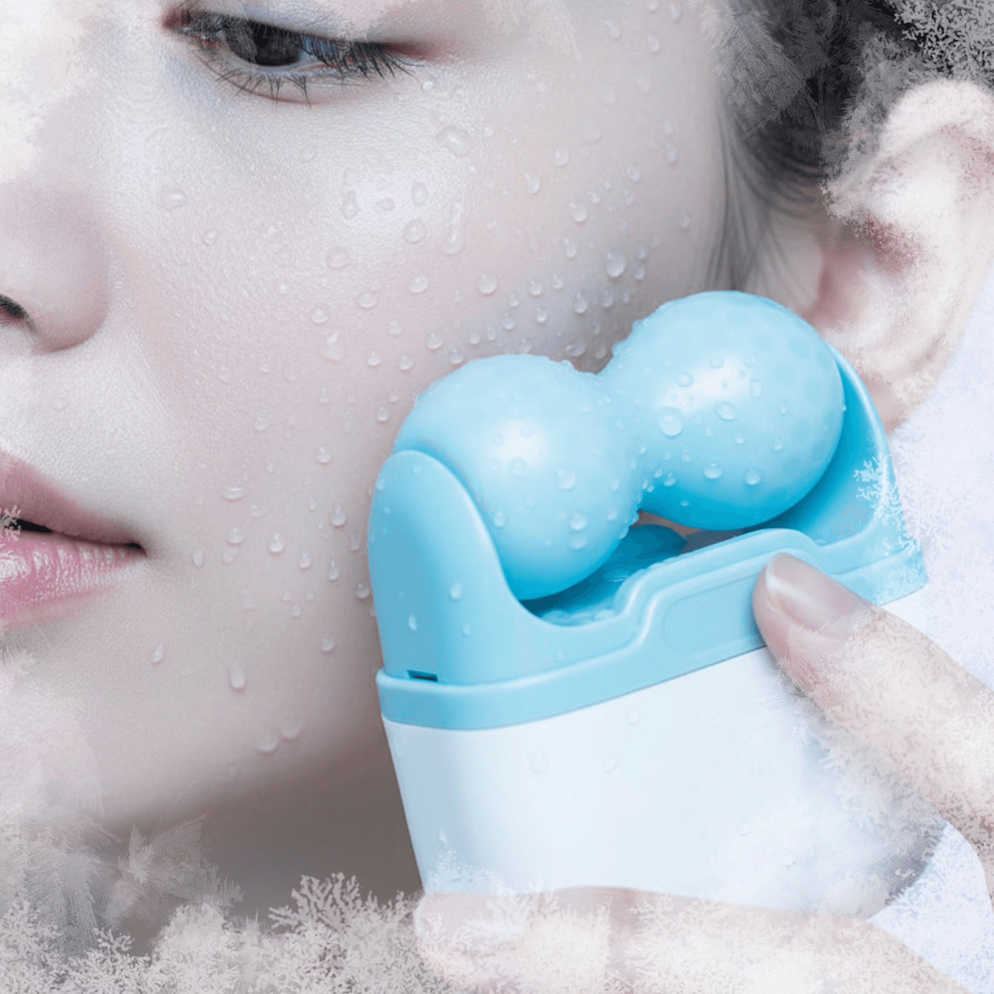 Roller chłodzący 2w1 - lifting i ulga dla spuchniętej twarzy